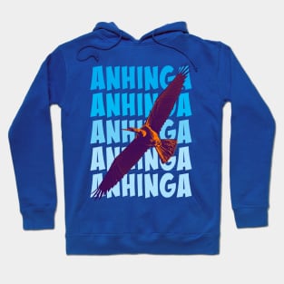 Anhinga in flight Hoodie